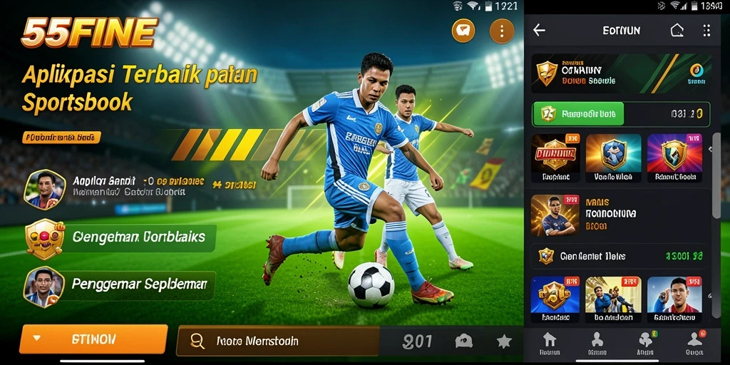 Tampilan menarik dari gameplay taruhan di 55FIVE.