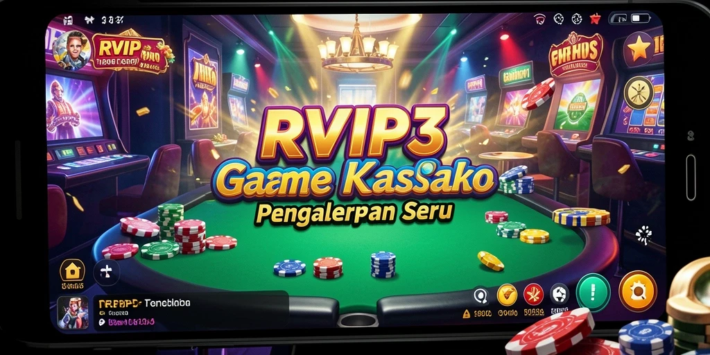 Tampilan menarik dari gameplay seru di RVIP3 dengan fitur kasino yang menawan.
